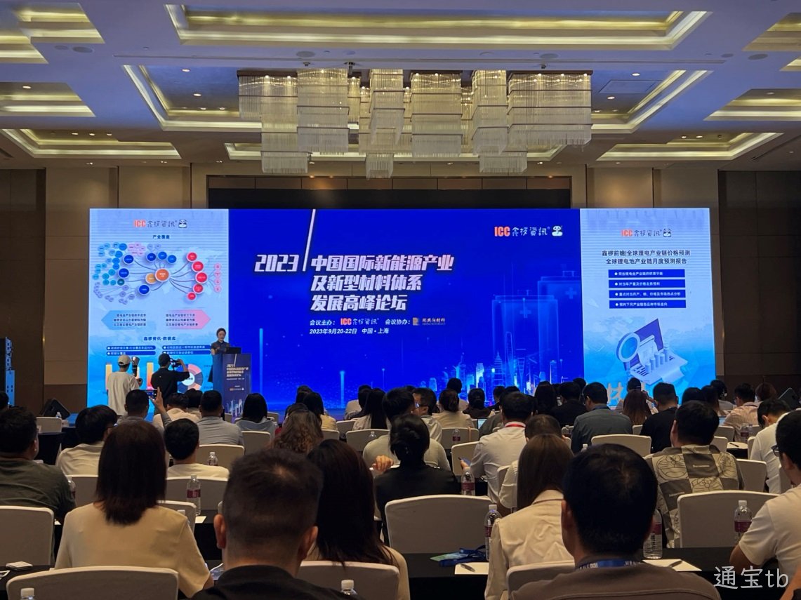 通宝tb副总经理沈龙出席2023中国国际新能源产业及新型材料体系发展高峰论坛(图1)